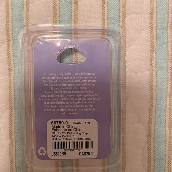 Claire’s variety of 14G Belly button rings - Picture 2 of 2